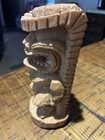 Vintage Tiki Hawaiian Resin Statue - Made In Hawaii - Carved Look Kanaloi
