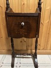 Antique 1900s Meloy Humidor Table Cabinet Stand