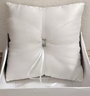 New Celebrate It Occasions Ring Bearer White Pillow Taffeta  7 1 2  X 7 1 2 