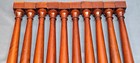 10 Vintage Wooden Cherry Staircase Spindles Balusters Architectural Salvage