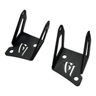 Pair Of Rigid Cube Led Lights With Rigid Jk Lower Windshield Mounts