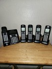 Nib Panasonic Kx-tg785 Sk Link2cell Cordless Answering Machine 5 Handset Phones