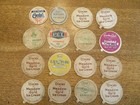 Lot Of 16 Dixie Ice Cream Cup Lids - Movie Stars 1940 s - All Cowboy cowgirl