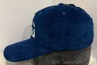 Coors Banquet Beer Corduroy Snapback Adjustable Hat Cap Navy Blue Cotton