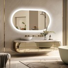 Led Bathroom Illuminated Vanity Mirror Anti Fog Wall Touch Makeup Ip56 Dimmable