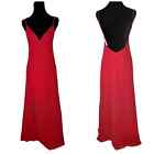 B  Darlin Long Red Chiffon Formal Prom Dress  109 Bridesmaid Homecoming Gown