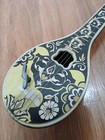 Vtg Retro Old 1970   s Wind Up Mandolin Mandriola 11  Inch Small Excellent Works