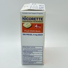 Nicorette Fruit Chill 4mg Coated Gum 100 Pieces Brand New