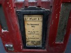 Rare Antique  1 Cent Cigarette Trade Stimulator Gambling Slot Machine