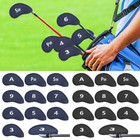 Golf Iron Head Covers 10pcs Neoprene Club Protectors Protective Set