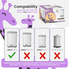 Refills Compatible With Dekor Plus Diaper Pail Refills   8 Pack   Diaper Pail O