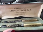 Vintage Arpege Chanel  5 Ballpoint  14 Kt Gold Perfumed Writing Pens Set