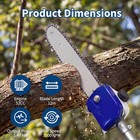 52cc 2-cycle Gas Powered Pole Saw Tree Trimming 16ft Cordless Extension Chainsaw