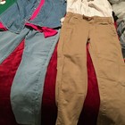 Girl Clothes Size  8-10 10-12 Bundle Of 18 Pcs Tights Jeans Pullover buttontops