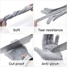 4pair Cut Resistant Gloves Level 5 Protection Kitchen Safety Anti Cutting Gloves