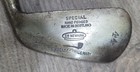 Antique Vintage Rare Tom Stewart Newkirk Hickory Wood Shaft Golf Club 44 Iron