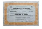 1922 Kinney-coastal Oil Stock Certificate  3766 Issued To Mary V  Charbonneau