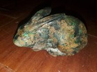 Antique Cast Iron Bunny Rabbit  6  Long  3  Tall  Weighted 2lbs 1 2oz