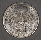 1914 A Prussia German States Silver 5 Mark