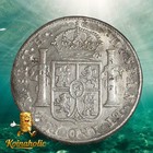 1804 Spanish  900 Silver 8 Reales Mo Carlos Iv Pillars Mexico Mint Coin 