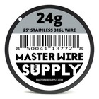 Stainless Steel 316l - 25ft - 24 Gauge Wire 24g - 0 51mm - 0 02in - Master Wire