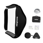 32x32 Inches   80x80cm Portable Foldable Studio Flash Softbox Diffuser Kit