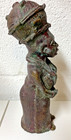 Beautiful Vintage Benin Bronze Tribeswoman Sculpture Nigeria Lovely Piece 