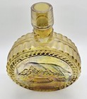 Davy Crockett Bottle Yellow Carnival Glass Tommy Train Boat Horse Wheaton Craft