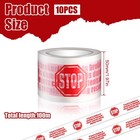 10 Rolls Security Tamper Proof Tape 2 Inch X 110 Yards Heavy Duty Shipping