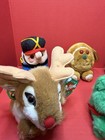 Vintage Puffkins Lot Of 8 Holiday Christmas Swibco Plush With Tags