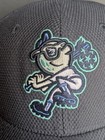 New Era 59fifty Minor League Baseball Fitted Hat Size 7 Black Teal Mascot Logo
