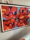 Graffiti Art Original Cope2 Dripping Tags Coa 28 40 18x24 Framed