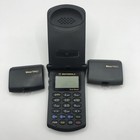 Motorola Startac Black Dual Band Flip Cell Phone Untested   1 Extra Battery