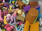 Girls Junk Drawer Kids Toys Mixed Lot Pop Culture Brands Barbie Pets Lps  3 lbs