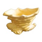Vintage 1951 Mccoy Yellow Conch Shell Planter  Mcm