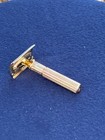 Vintage Gillette Undated Pre 1951 Gold Tone Fat Handle Safety Razor Nice   83