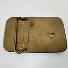 Vintage Nos Hessel Tractor John Deere Dealership Brass Belt Buckle Dynabuckle