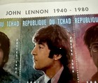 John Lennon Commemorative Stamps  Republique  Du Chad  1996  Full Sheet