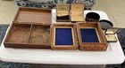 Lot Of 6 Antique Vintage Jewelry Boxes For Presentation Storage Use Or Repair