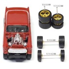 1 64 Scale 5 Spoke Drag Skinny V2 Real Rider Wheels Rims Tires Set For Hot
