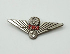 Vintage Twa Stewardess Flight Attendant Uniform Wings Pin Badge Plastic