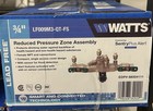 Watts 3 4  Lf009m3-qt-fs Reduced Pressure Zone Backflow Preventer