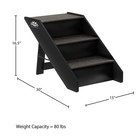 Pet Stairs 3 Step Gray Cat Dog Petmaker