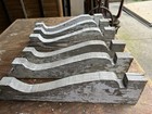 Vintage Farmhouse Chippy White Architectural  Corbels Brackets 6 Pcs