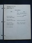 Original Script For The Jack Benny Show - Signed By Jack Benny - Wi Irene Dunne