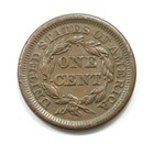Nice 1853 Large Cent Braided Hair Big Bronze Copper Penny Newcomb Variety