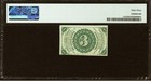 Pmg 63  Fr  1227 Fractional 1864 Union Currency 3c  Civil War Third Issue Note