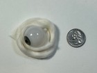 Antique German Hand-blown Human Prosthetic Glass Eye   Full Eyeball   Grey hazel