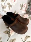 Dansko Professional Women s Clogs 9 5   40  Brown Leather Slip On Shoes  Wow  