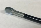 -3 An 10  Stainless Braided W  Black Pvc Coating Ptfe Brake Hose Straight Ends